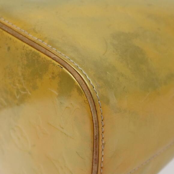 LOUIS VUITTON Monogram Vernis Houston Hand Bag Gris M91053 - Picture 9 of 16